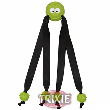 Игрушка для собак Trixie осьминог с ремнями, резина, 24 см