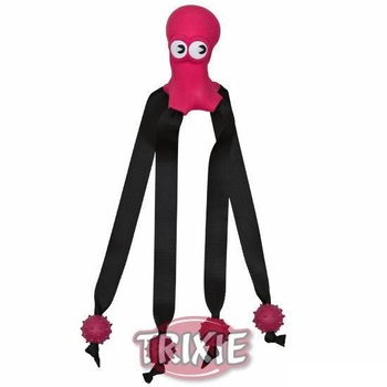 Игрушка для собак Trixie осьминог с ремнями, резина, 43 см