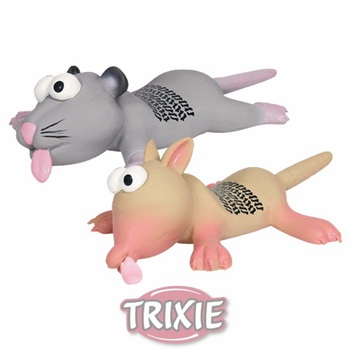 Игрушка для собак Trixie крыса, латекс, 22 см