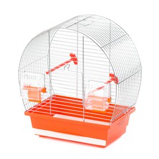 Клетка для мелких птиц Inter Zoo Tini Mini оцинкованная, 34,5 х 28 х 55 см