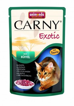 Консервированный корм для взрослых кошек Animonda Carny Exotic с мясом буйвола