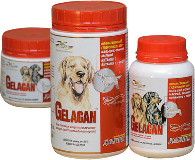 Витамины и пищевые добавки для взрослых собак Гелакан Дарлинг 500 г