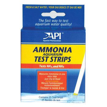 Полоски для определения уровня аммиака в воде Ammonia Aquarium Test Strips