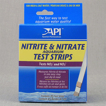 Полоски для определения уровня нитритов и нитратов в аквариумной воде Nitrite Nitrate Aquarium Test Strips