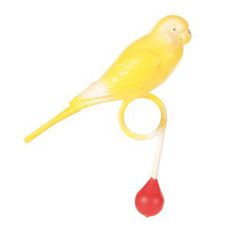 Игрушка для птиц Trixie пластиковый попугай, 9 см