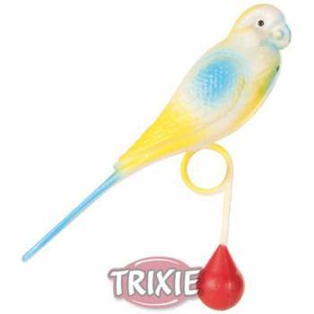 Игрушка для птиц Trixie пластиковый попугай, 15 см