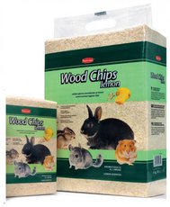 Прессованные древесные опилки для грызунов Padovan Wood Chips Lemon с запахом лимона, 14 л