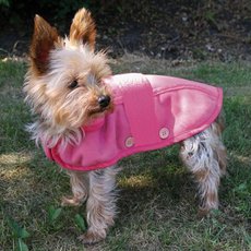 Попона для собак Trixie Лили, искусственная кожа, розовая, 35 см