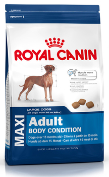 Сухой корм для взрослых собак крупных пород с высокими энергетическими потребностями Royal Canin Maxi Body Condition 3 кг, 12 кг
