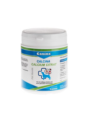 Canina Calcium Citrat (Кальция цитрат) для щенков, щенных сук, старых, больных и рабочих собак 