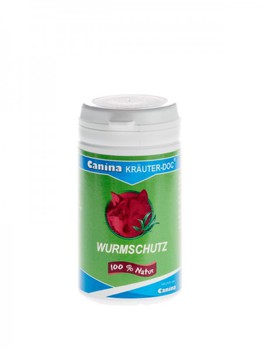 Кормовая добавка для взрослых собак Canina Krauter-Doc Wurmschutz  для защиты от паразитов 25 г