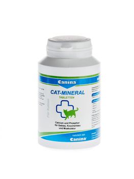 Пищевая добавка для кошек Canina Cat-Mineral Tabs для поддержания опорно-двигательного аппарата 150 шт., 300табл.