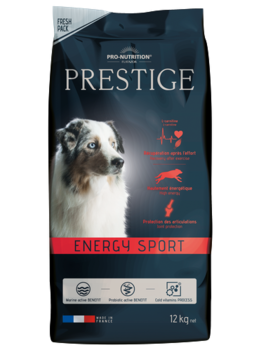 Сухой корм для взрослых собак всех пород, подверженных физическим нагрузкам Pro-Nutrition Flatazor Prestige ENERGY SPORT Active 12 кг