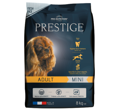 Сухой корм для взрослых собак мелких пород Pro-Nutrition Flatazor Prestige Adult Mini 1 кг, 3 кг, 8 кг