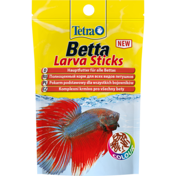 Корм для лабиринтовых рыб TetraBetta Larva Sticks (палочки)  5г   