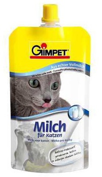 Молоко для кошек Gimpet Milch со сниженным содержанием лактозы, 200 мл