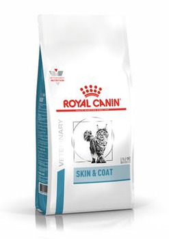 Сухой диетический для кошек после стерилизации, Royal Canin Skin & Coat предназначенный для поддержания защитных функций кожи при дерматозах 400 гр, 1,5 кг, 3,5 кг