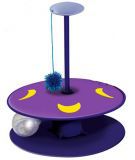 Игрушка для кошек Yex Petstages трек с мигающим мячиком
