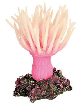 Грот для аквариума Trixie Анемон 8 см, розовый