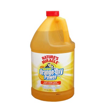 Уничтожитель запахов кошачьих меток и мочи Nature's Miracle Just for Cats Orange Oxy Stain and Odor Remover 3,7 л