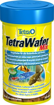 Корм для любых видов донных рыб и ракообразных Tetrawafermix 100 мл