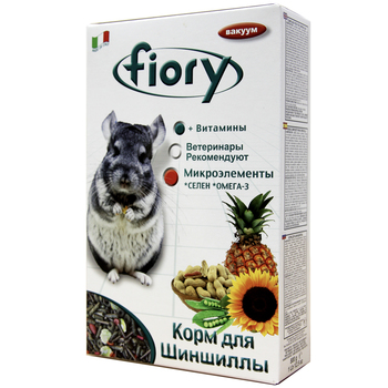 Полноценное питание для шиншилл Fiory Superpremium Cincy   800 гр, 25 кг