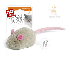 Игрушка для кошек Gigwi мышка с электронным чипом, 7 см
