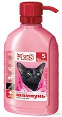 Шампунь-кондиционер кошек Ms.Kiss Черная Багира для черных и темных окрасов, 200 мл