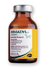 Ветпрепараты для животных Rimadyl инъекции, 20 мл