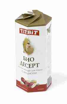 Лакомство для собак Tit-Bit печенье с арахисом стандарт 350 г