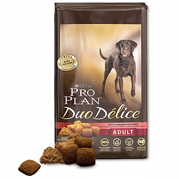 Сухой корм для взрослых собак Pro Plan Duo Delice с говядиной и рисом  700 г 700 гр, 2,5 кг, 10 кг