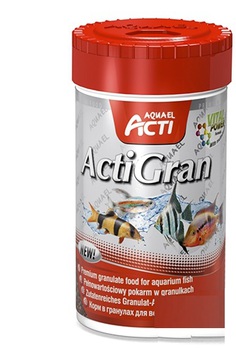 Корм для всех декоративных рыб Acti Gran, в виде гранул, 250 мл