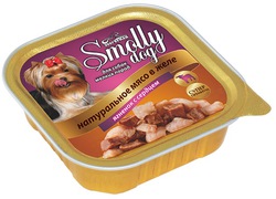 Консервы для взрослых собак Smolly Dog с ягненком и сердцем 100 г