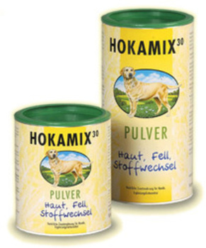 Натуральный витаминизированный комплекс дополнительного питания для взрослых собак Hokamix 30 Pulver из 30 целебных и пищевых трав порошок 400 г