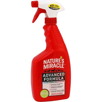 Уничтожитель запахов и пятен Nature's Miracle Advanced Formula Stain and Odor Removers, с усиленной формулой, 709 мл