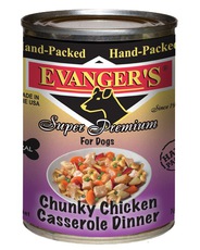 Консервы для взрослых собак Evanger’s Super Premium беззерновой корм, жаркое из кусочков курицы 369 г