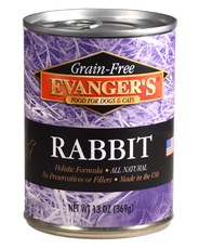 Дополнительное питание для кошек и собак Evanger’s беззерновой корм с кроликом 369 г