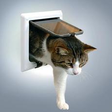 Дверца для кошек Trixie 15,8 х 14,7 см, с 4 функциями, белая