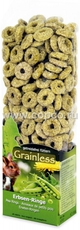 Лакомство для грызунов Jr Farm Grainless беззерновое, гороховые колечки, 150 г