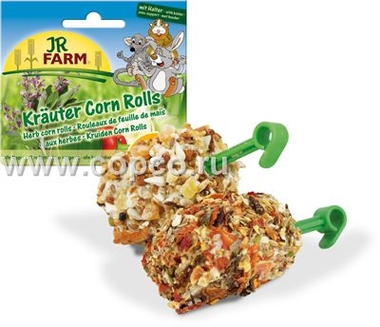 Лакомство для грызунов Jr Farm роллы зерновые на подвеске, 50 г