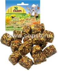 Лакомство для грызунов Jr Farm  кубики из непросеянной муки и одуванчика, 90 г