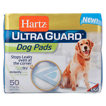 Пеленки для собак и щенков Hartz Ultra Guard Training Pads, впитывающие,  54x54 см, 50 шт