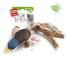 Игрушка для кошек Gigwi утка с кошачей мятой, 15 см