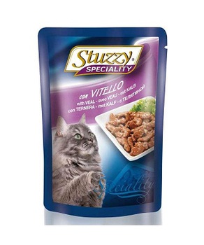Консервированный корм для взрослых кошек Stuzzy Speciality с телятиной 100 г 24 шт 100 г