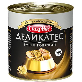 Консервы для взрослых собак Зоогурман СпецМяс Деликатес с говяжьим рубцом 250 г