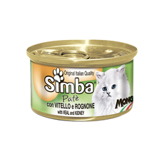 Консервированный корм для взрослых кошек Simba с телятиной и почкой 85 г