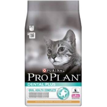 Сухой корм для взрослых кошек для профилактики болезней ротовой полости Pro Plan Dental Plus 400 гр, 3 кг