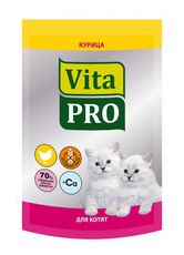 Консервированный вляжный корм для котят Vitapro с курицой 100 г