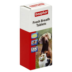 Таблетки от неприятного запаха для собак и кошек Beaphar Fresh Breath Tablets 40 таб
