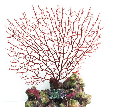Мягкий коралл в аквариум Dezzie 27,5x25 см, резина, пластик